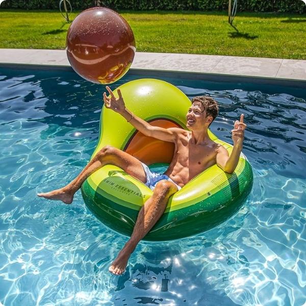 Flotador con Forma de Aguacate y con Pelota Amazon